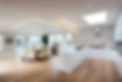 Kitchen and dining area with LVT floor