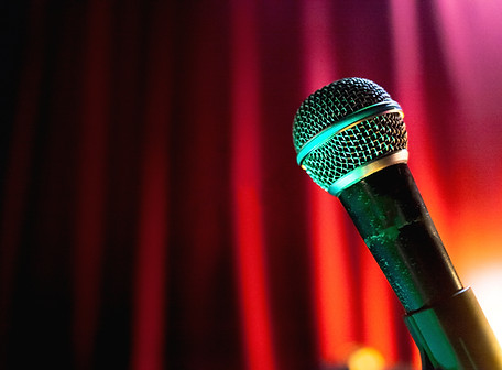 Microphone On Stage