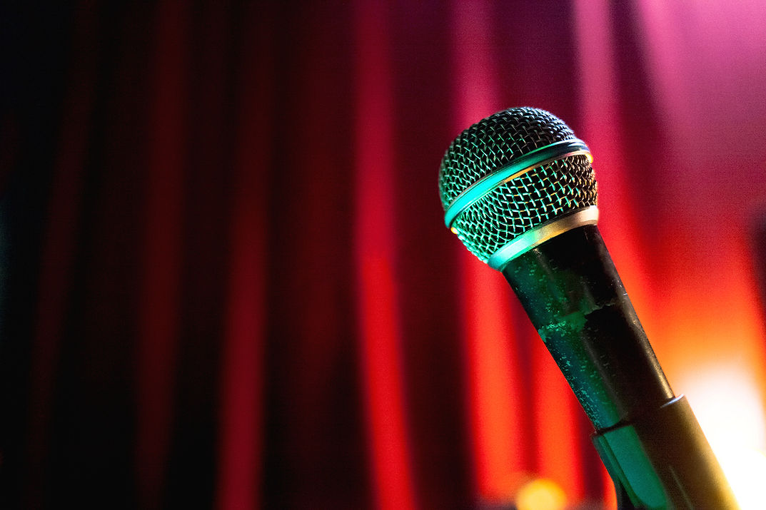 Microphone On Stage