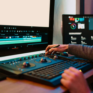 Professional Video Editing Studio