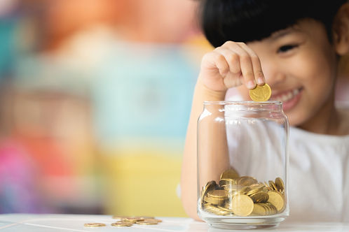 Saving coins