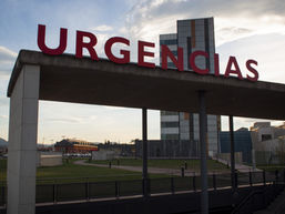 a Spanish sign for the ER