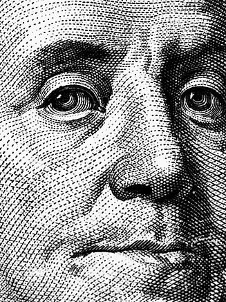 Engraved Face Closeup