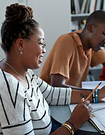 Classmates in Library