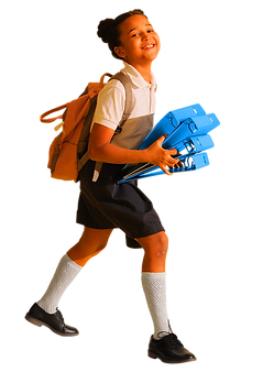 Smiling Student with Backpack
