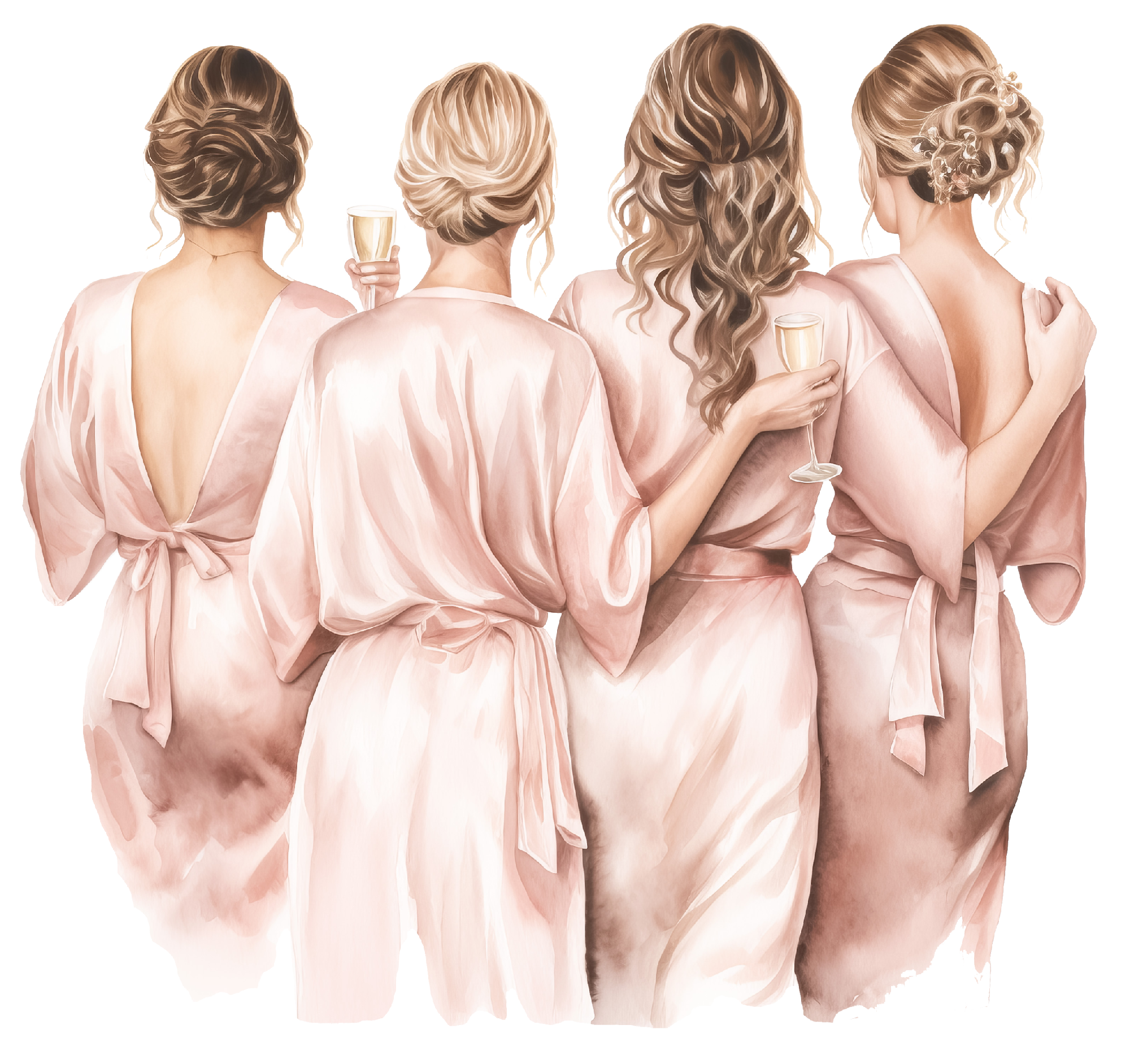 Bridal Party Illustration