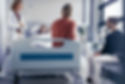 Doctor's visit in the hospital room