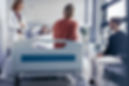 Visite chez le médecin dans la chambre d’hôpital