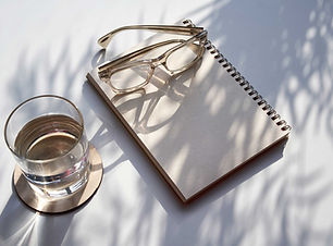 Notebook With Glasses