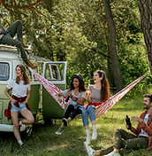 Friends Enjoying Outdoors