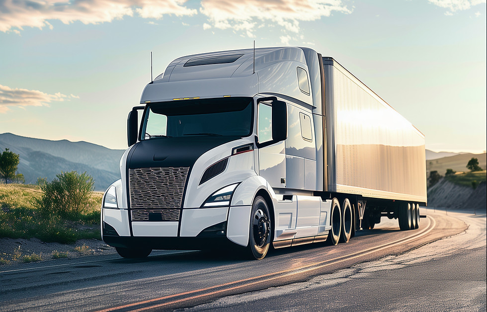 Modern Semi Truck