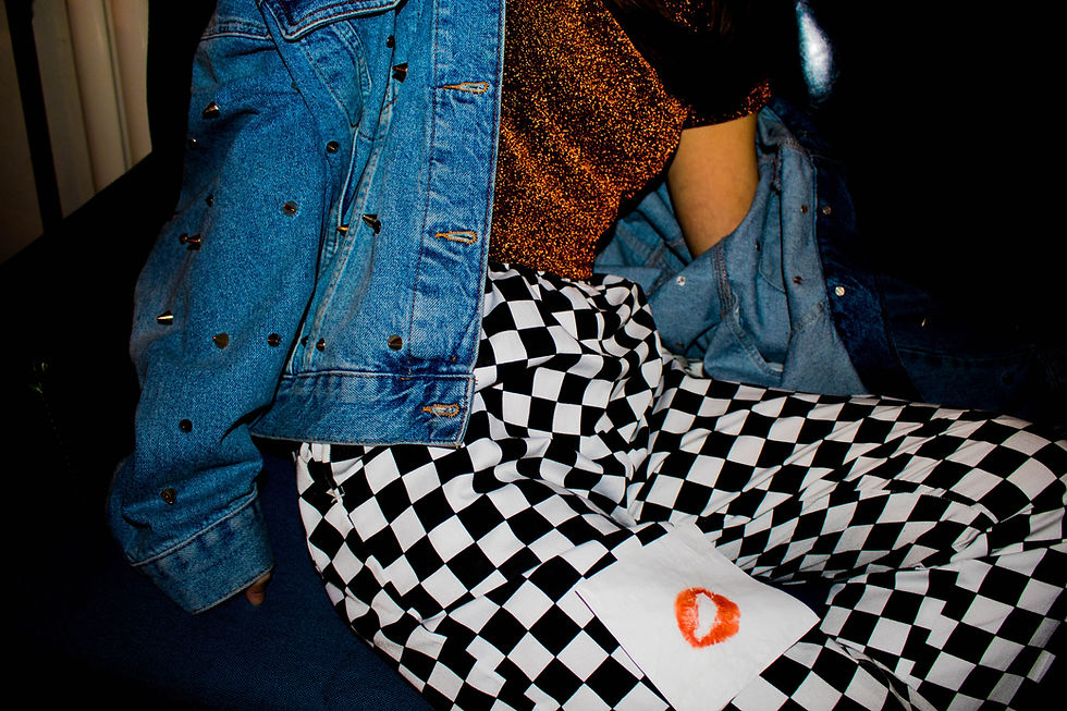 Black and White Pants