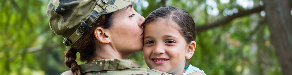 Military Reunion Hug