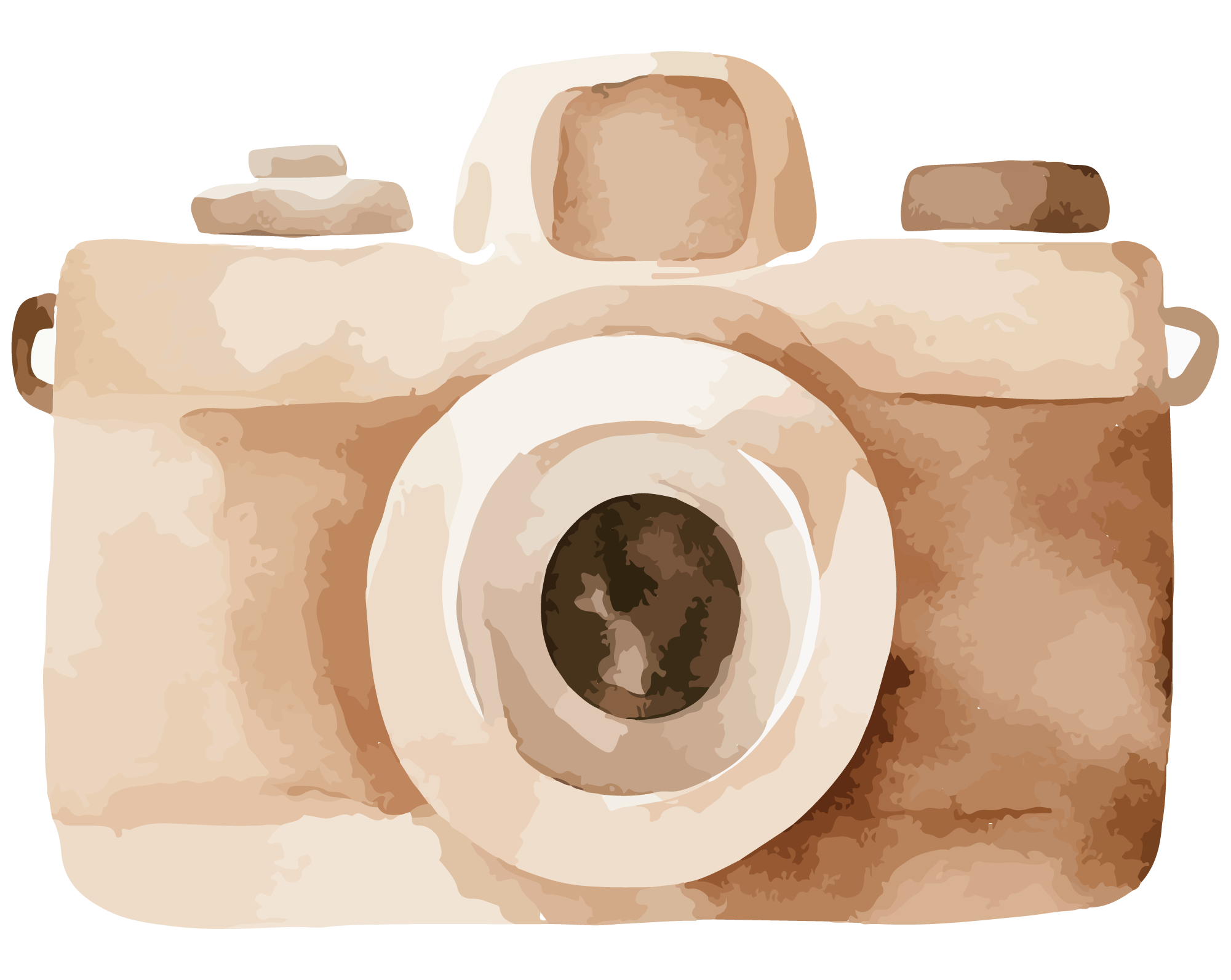 Watercolor Camera Illustration