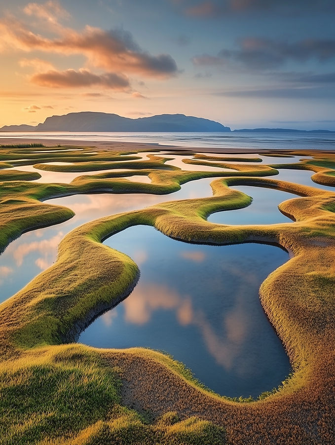 Coastal Tidal Marshland