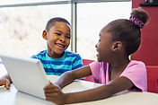 Kids Using Tablet