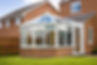 Conservatory with glass roof
