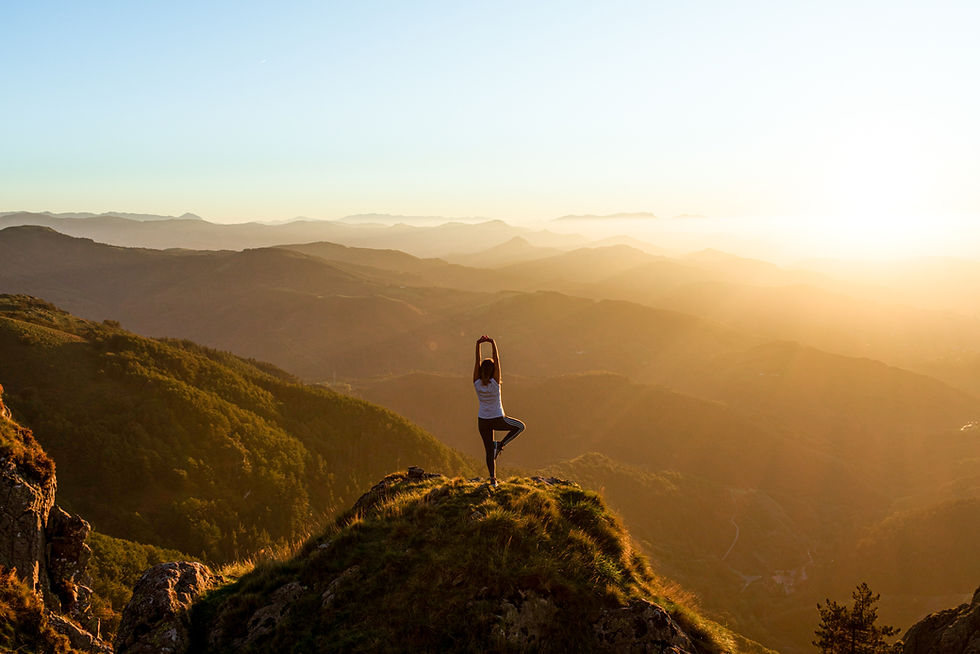Yoga in montagna