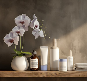 Skincare Products Display