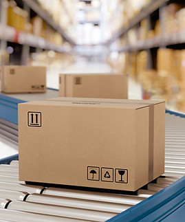 Boxes on Conveyor Belt