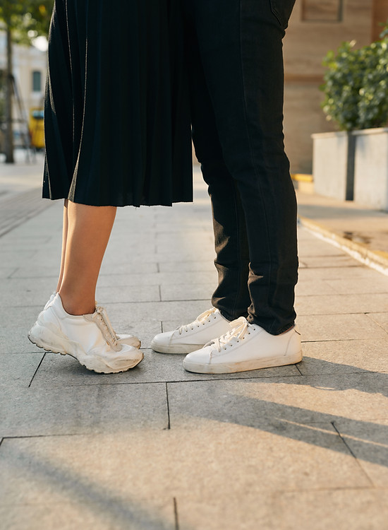 Couple's Legs Outdoors