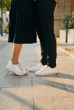 Couple's Legs Outdoors