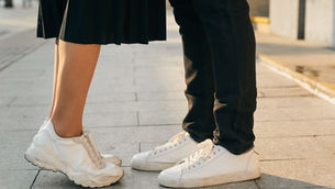 couple standing close