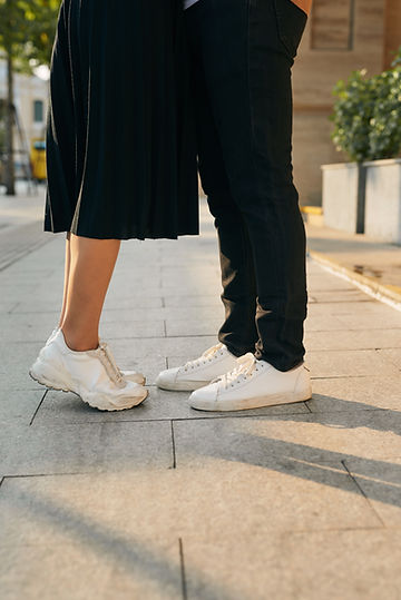 Couple's Legs Outdoors
