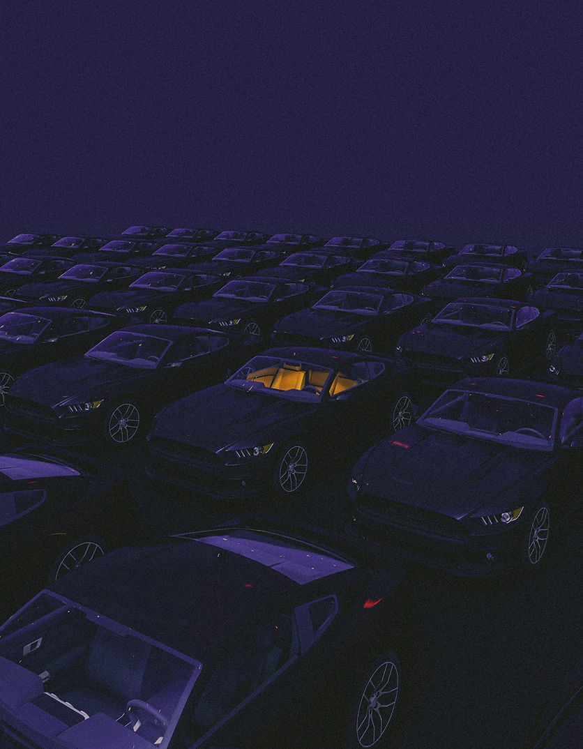 Row Of Cars