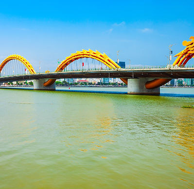 Dragon Bridge in Da Nang, Vietnam