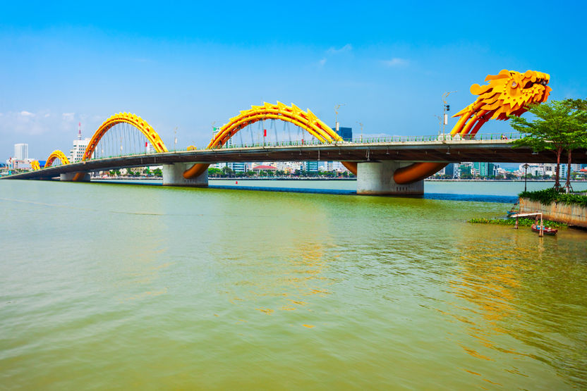 Dragon Bridge in Da Nang, Vietnam