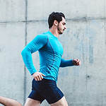 image of man running