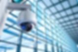 CCTV camera for office building at night