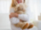Girl Hugging Tedding Bear
