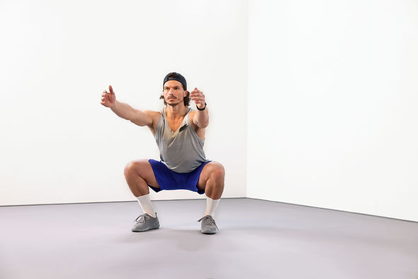 Man Doing Squats