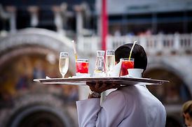 Waiter with Tray