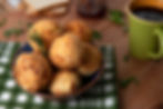 Pão de queijo torrado