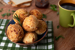 Pão de queijo torrado