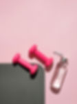 Pink Dumbbells