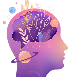 Abstract Brain Illustration