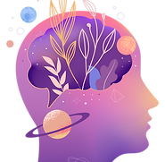 抽象的な脳のイラスト