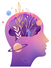 Abstract Brain Illustration