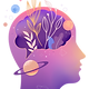 Abstract Brain Illustration