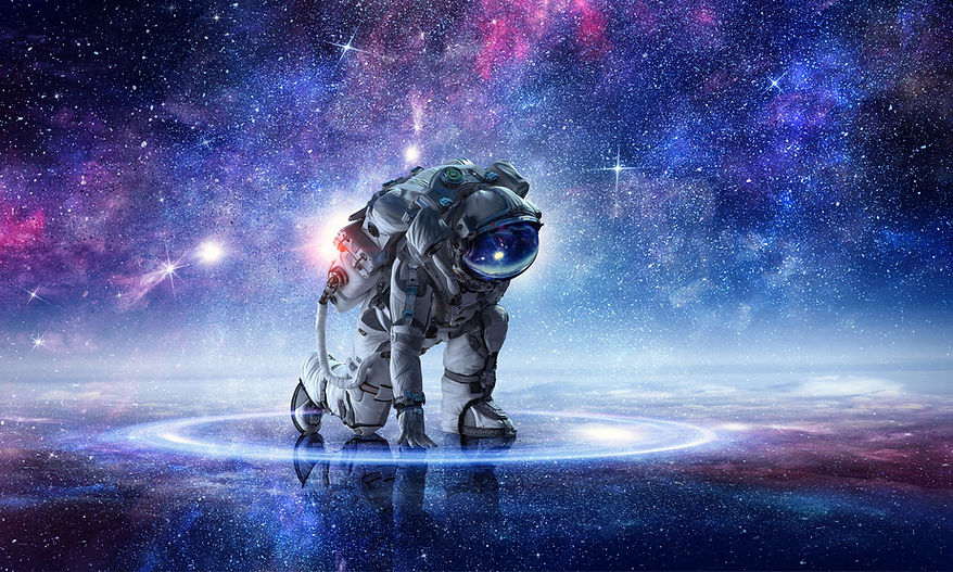 Kneeling Astronaut