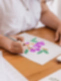 Painting Watercolor Flowers