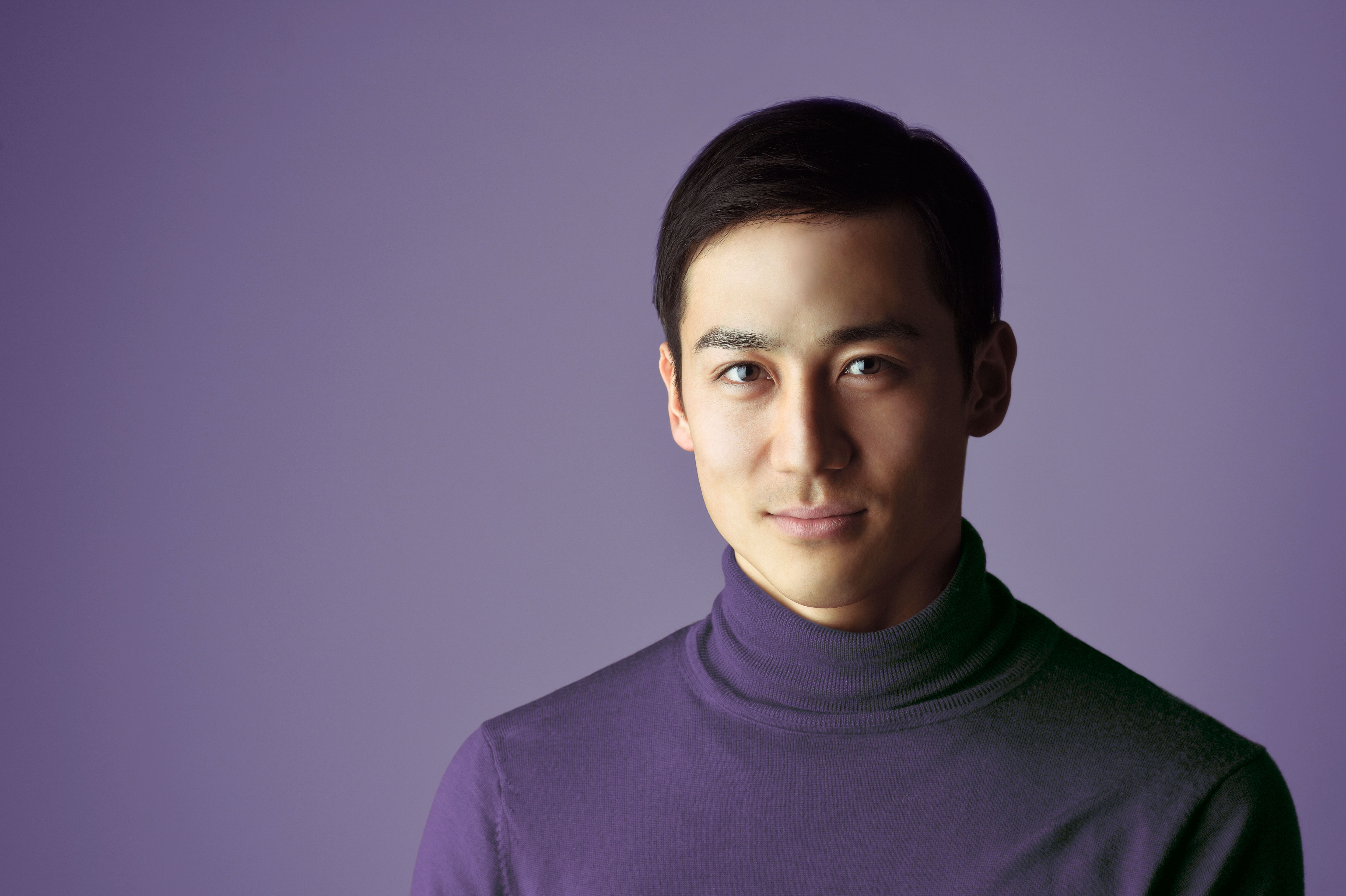 Purple Theme Portrait