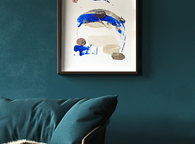 Ausstellung abstrakter Kunst