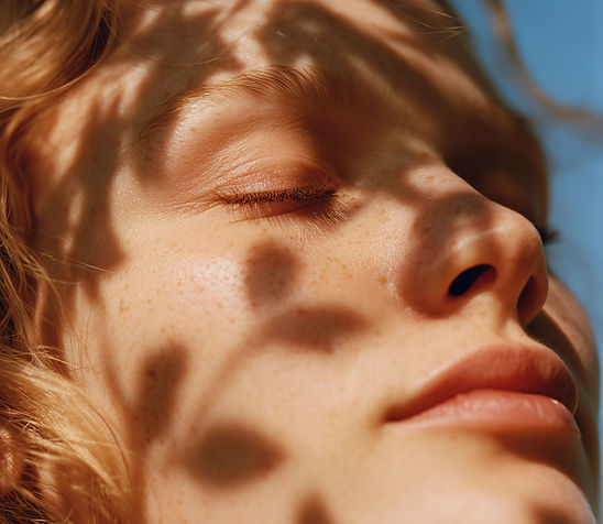 Sunlit Face Closeup