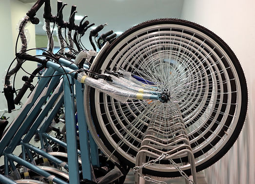 Rangée de vélos