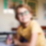Child smiling at school